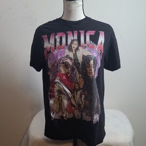 Black Graphic T-Shirt Monica